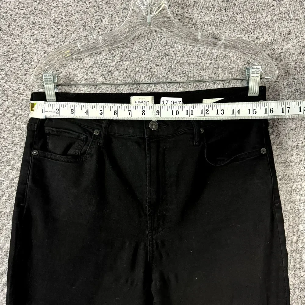Citizens Of Humanity Women's Size 31 Black Stretch Denim Lilah High Rise Bootcut - Picture 14 of 16